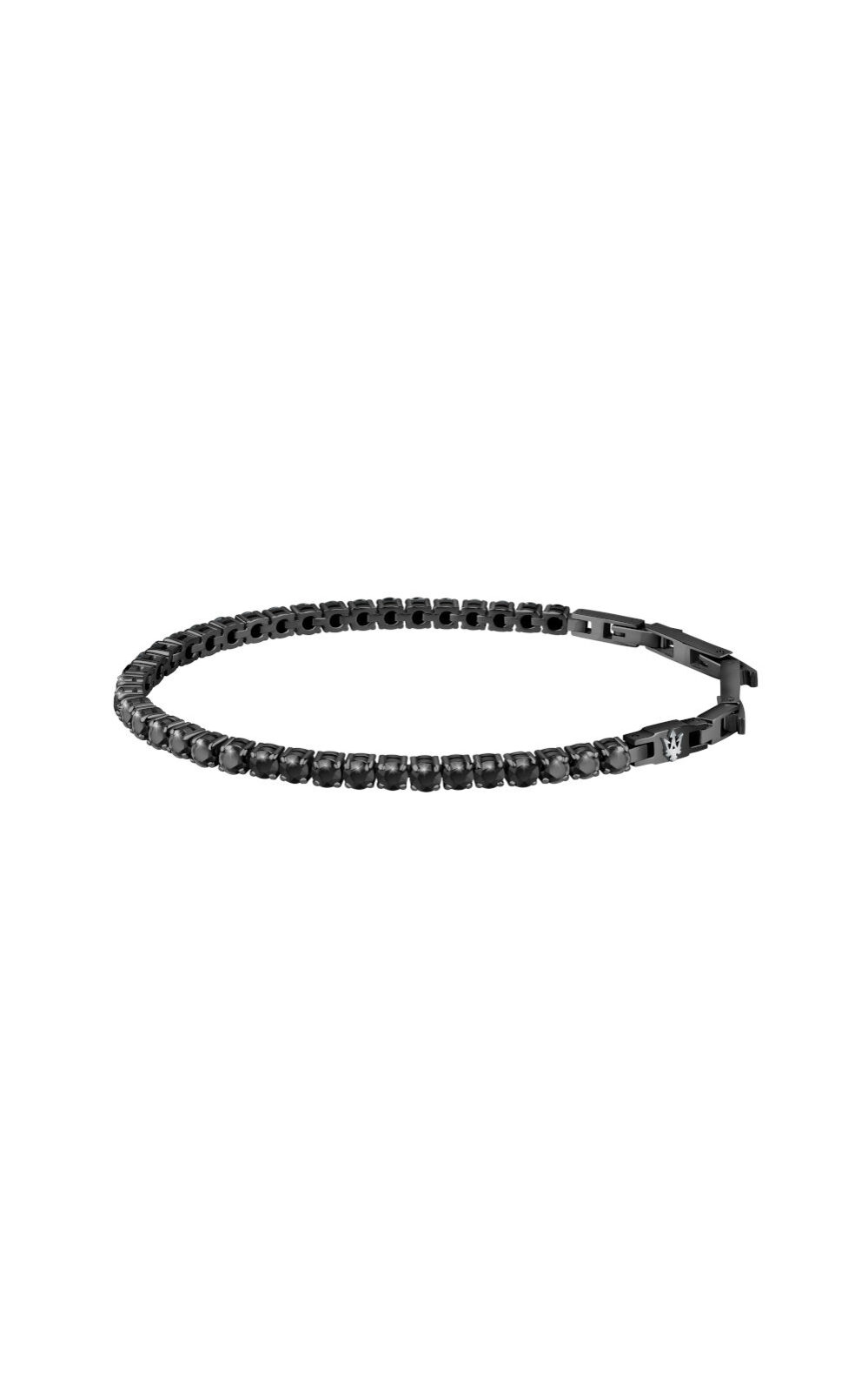 maserati-arm-ring-jm222avc02-μαύρο-ανδρικό-βραχιόλι-με-μαύρες-πέτρες-0
